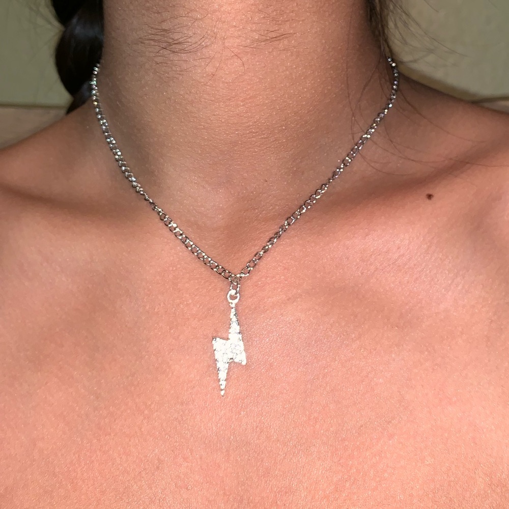 Trendy Chain with lightning bolt